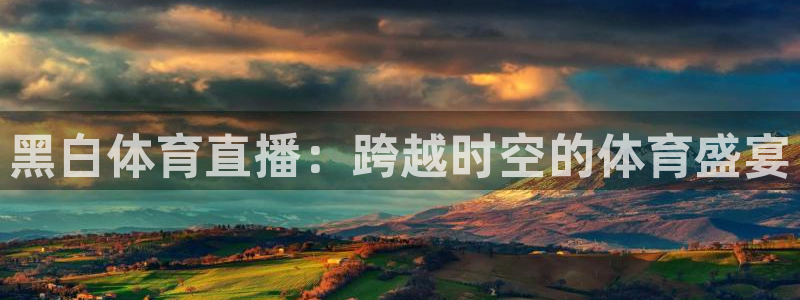 黑白体育直播：跨越时空的体育盛宴
